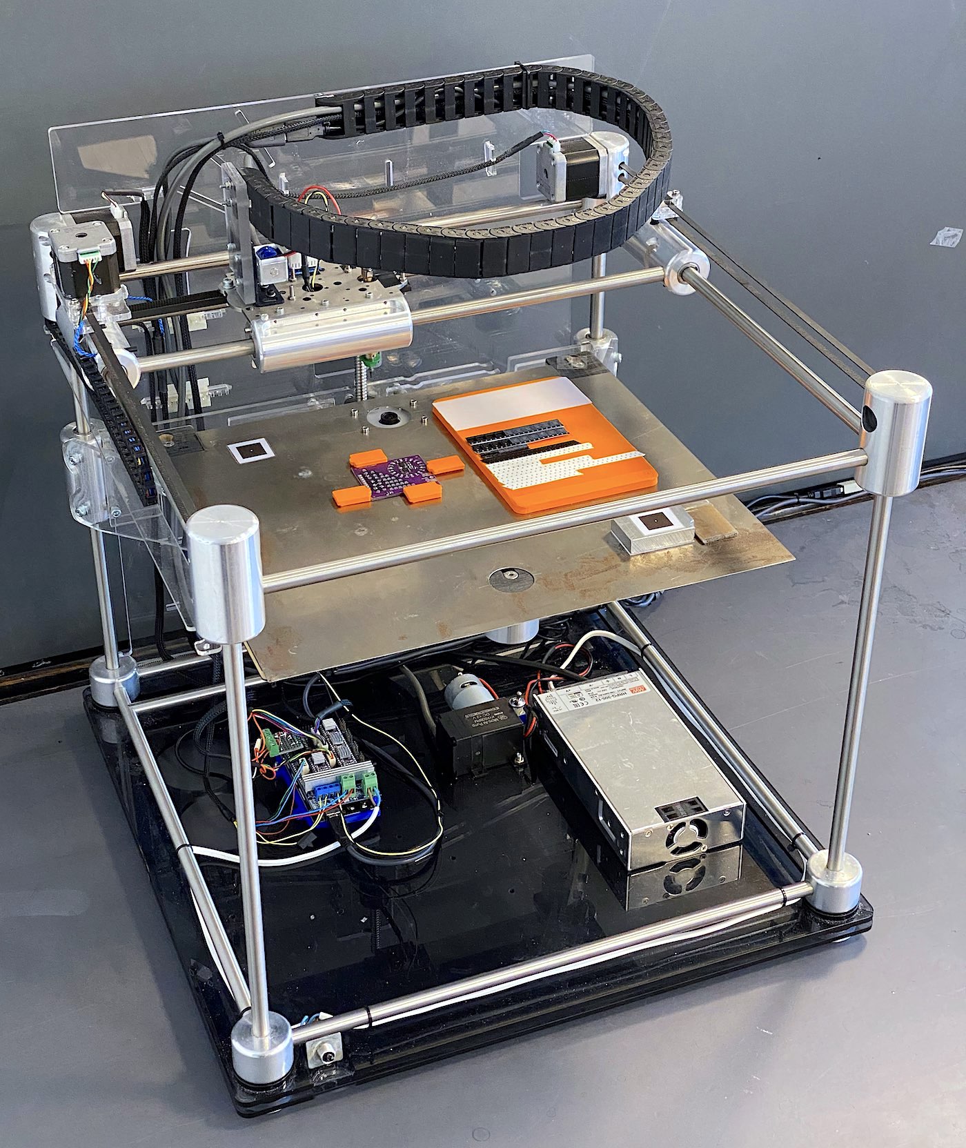 Pick-and-Place Machine Based on a 3D Printer
