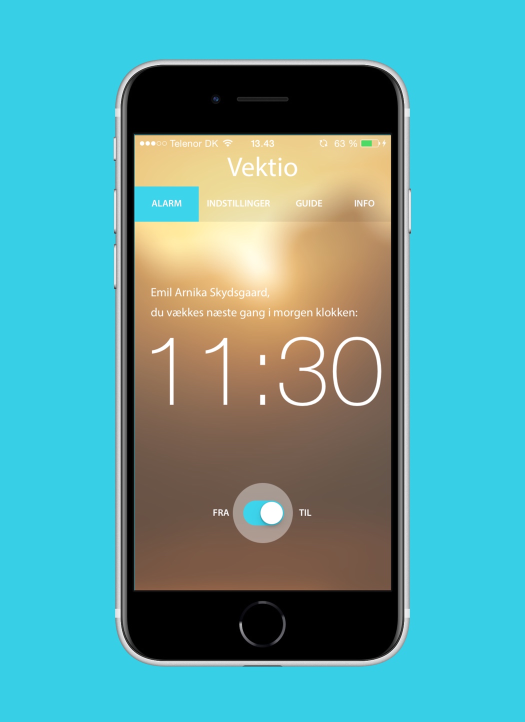 Vektio - Smart Alarm Clock App